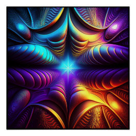 Póster Uma Fractal Lyapunov Muito Colorida