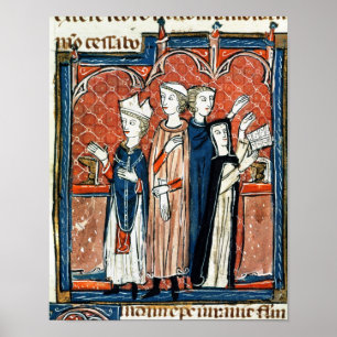 Póster Uma freira levando seus votos e massa