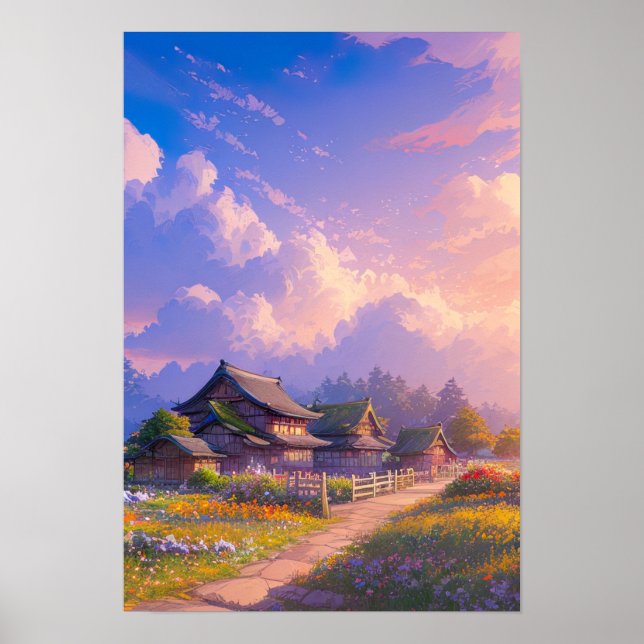 Poster Uma Fuga Colorida ao Campo (Frente)