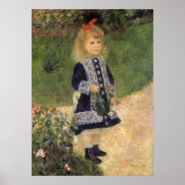 Póster Uma garota com lata de água por Pierre Renoir
