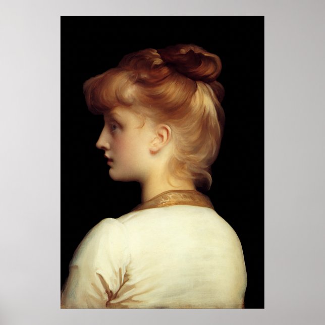 Poster Uma garota por Lord Frederic Leighton (Frente)