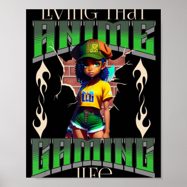 Poster Uma garota que ama anime japonês (Frente)