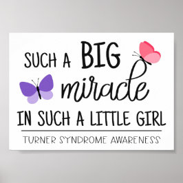 Poster Uma grande consciência da síndrome de Turner