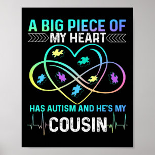 Poster Uma Grande Parte do Meu Coração Tem Autismo E Ele