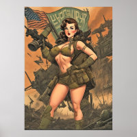 Uma Heroína Pin-Up num Mundo Apocalíptico Postado