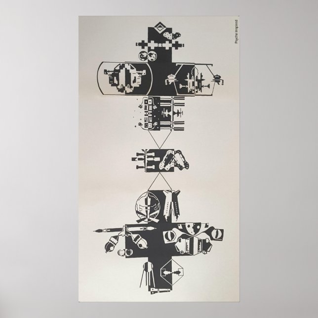 Poster Uma História de Exploração Espacial (Frente)