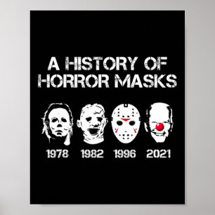 Poster Uma História De Horror Máscaras Figurino De Hallow