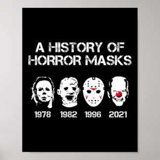 Poster Uma História De Horror Máscaras Figurino De Hallow