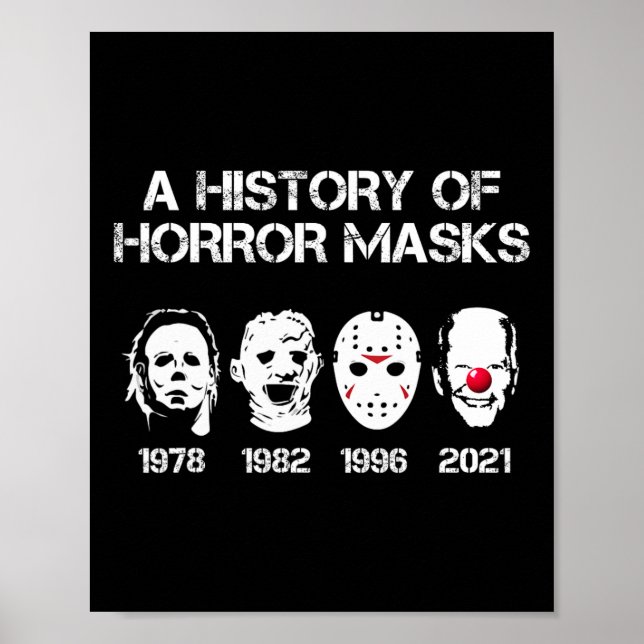 Poster Uma História De Horror Máscaras Figurino De Hallow (Frente)