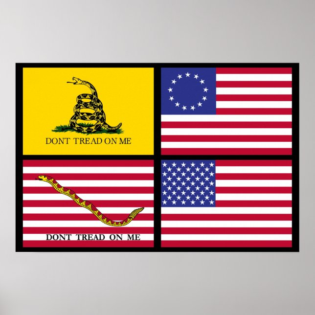 Póster Uma História Dos Sinalizadores Dos Estados Unidos (Frente)