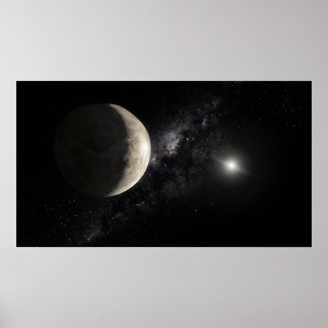 Póster Uma ilustração de Makemake (Frente)