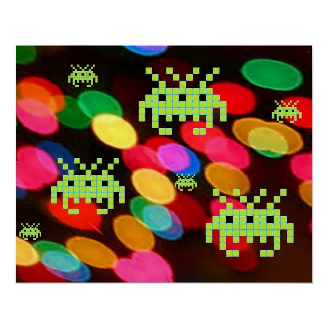 Póster Uma Invasão Secreta Do Pixelverse (Frente)