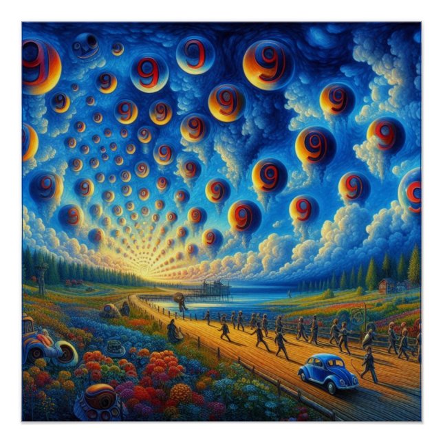 Póster Uma jornada surreal através do som e da visão (Frente)