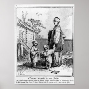 Póster Uma judia casada e seus filhos