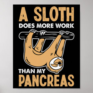 Poster Uma Lama Funciona Mais Do Que Meu Diabete De Diver