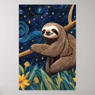 Poster Uma Lama na Noite Estrelada