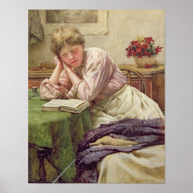 Póster Uma leitura silenciosa (Frente)