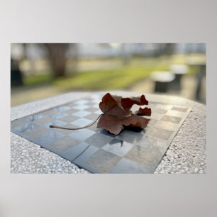 Poster Uma lição de xadrez