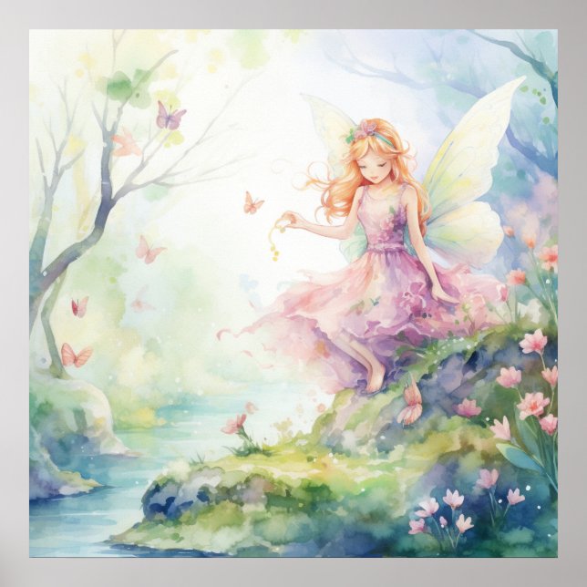 Poster Uma Linda Fada da Primavera (Frente)