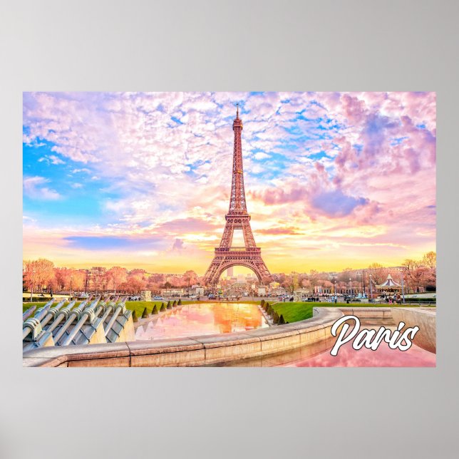 Poster Uma Linda Tarde Em Paris, França (Frente)