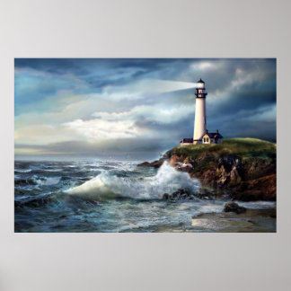 Poster Uma Luz de Esperança, Farol Ponto de Pombo