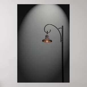 Póster Uma luz de rua só