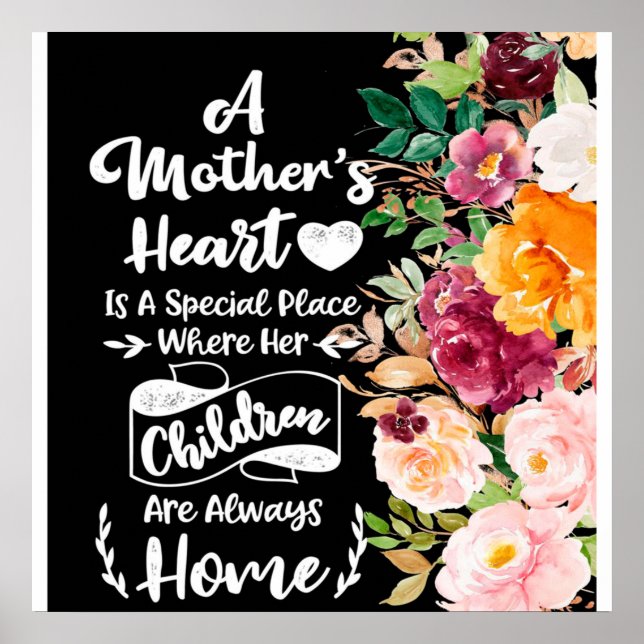 Poster Uma Mãe É Como Um Presente De Flor, Um Presente De (Frente)