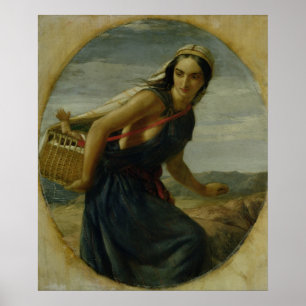 Póster Uma mãe israelita, 1857/1860