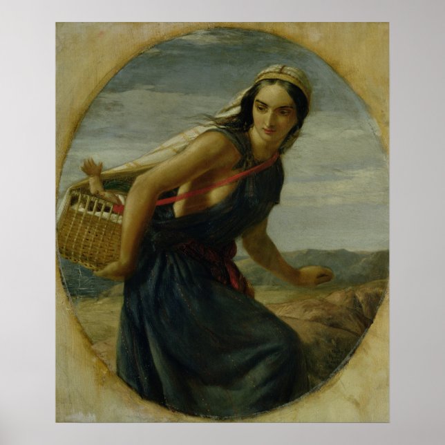 Póster Uma Mãe Israelita, 1857/1860 (Frente)