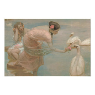 Póster Uma Manhã de Verão por Rupert Bunny (1897)