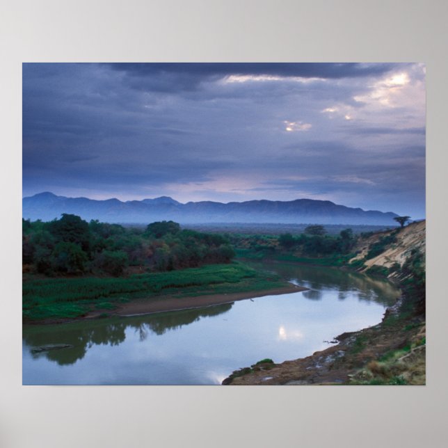 Póster Uma manhã tempestuosa, com nuvens ameaçadoras (Frente)