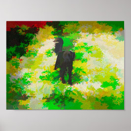 Poster Uma Matilha Preta Chamada Smokey Variações de Cor 