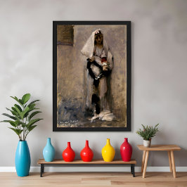 Poster Uma mendigo parisiense, John Sargent 1880