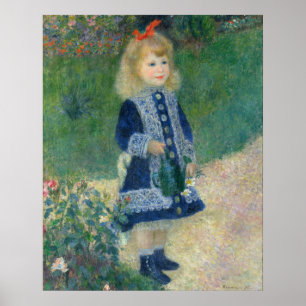 Poster Uma Menina com um Regador (1876) Auguste Renoir