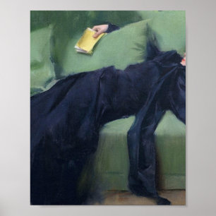 Poster Uma Menina Decadente - Ramon Casas