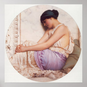 Poster Uma menina Grecian