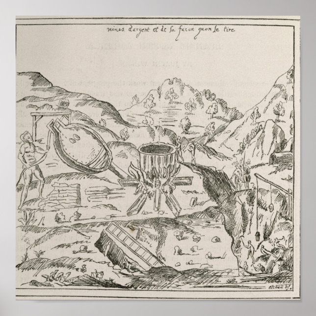 Póster Uma Mina De Prata. (Frente)