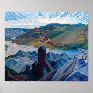 Poster Uma Mina de Prata Norte Franklin Carmichael