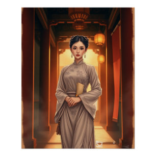 Póster Uma misteriosa criada do palácio chinês