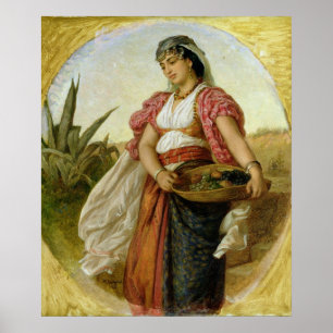 Poster Uma mulher de Argel, 1871