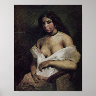 Póster Uma mulher do mulato, c.1821-24