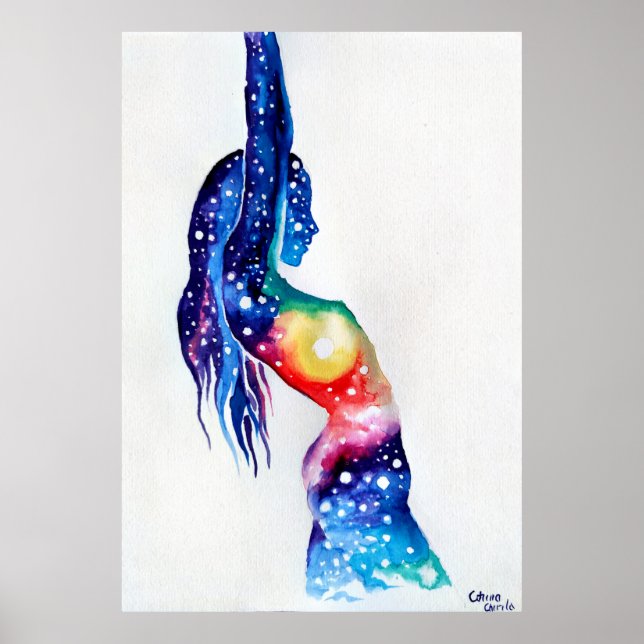 Poster Uma mulher e seu universo interior (Frente)