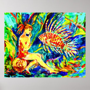 Poster Uma mulher e um peixe