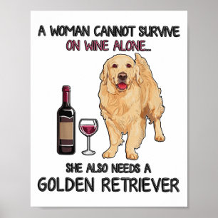 Poster Uma Mulher Não Pode Sobreviver Apenas Ao Vinho Our