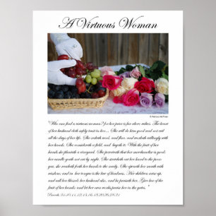 Póster Uma mulher virtuoso