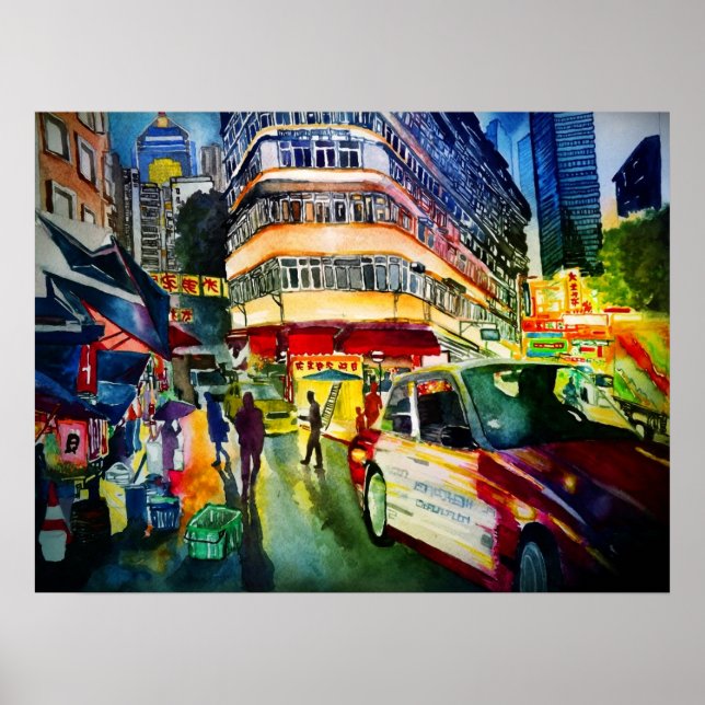 Poster Uma noite em hong kong (Frente)