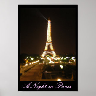 Poster Uma noite em Paris