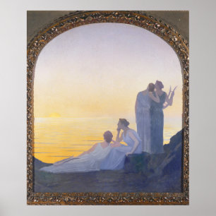 Poster Uma noite em Tempo antigo, 1908