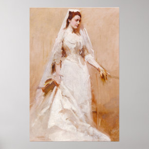 Poster Uma Noiva, Pintura Famosa