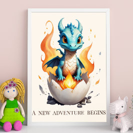 Poster Uma Nova Aventura Começa Bebê Dragão